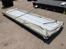 UNUSED GALVALUME STEEL SIDING ROOFING SHEETS, APPROX QTY 100 SHEETS, APPROX 118 in L x 36W