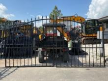 SET OF UNUSED GREAT BEAR 14FT BI PARTING WROUGHT IRON GATES, 7FT EACH PIECE (14' TOTAL WIDTH). 2