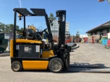 YALE FORKLIFT MODEL ERC060GHN48TE088, ELECTRIC, APPROX MAX CAPACITY 5200LBS, MAX HEIGHT 193in, TI...