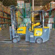 2022 AISLE-MASTER FORKLIFT, ELECTRIC, APPROX. MAX CAPACITY 3,300 LBS, 205" APPROX. HEIGHT CAPACITY