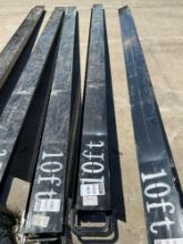 ( 1 ) SET OF UNUSED 2025 SKLP FORK EXTENSIONS, APPROX 10ft