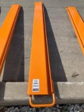 ( 1 ) UNUSED SET OF FORK EXTENSIONS, APPROX 82in LONG ( PLEASE NOTE STOCK PHOTOS USED )