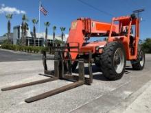 2014 JLG SKYTRAK TELEHANDLER MODEL 8042, CUMMINS DIESEL, APPROX MAX CAPACITY 8000LBS