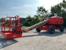 2014 JLG 400SBOOM LIFT, DIESEL POWERED; BUILT IN GENERATOR; APPROX PLATFORM HEIGHT 40 FT; 360 DEGR