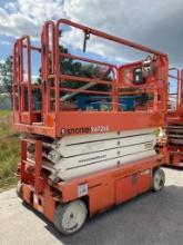 2016 SNORKEL SCISSOR LIFT MODEL S4726E ANSI , ELECTRIC, APPROX MAX PLATFORM HEIGHT 26FT, NON MARK...