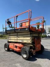 JLG SCISSORLIFT MODEL 3369LE, ELECTRIC,APPROX MAX PLATFORM HEIGHT 33FT