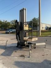 JLG VERTICAL LIFT MODEL 41AM, ELECTRIC, APPROXMAX PLATFORM HEIGHT 41FT, 12V