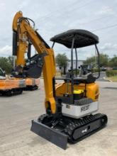 UNUSED 2025 IR MINI EXCAVATOR MODEL IRE20, KUBOTA DIESEL,RUBBER TRACKS,PUSH BLADE,BUCKET