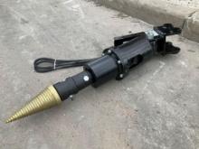 UNUSED 2025 VICSEC HYDRAULIC WOOD DRILL, FITS 1-3TON EXCAVATOR
