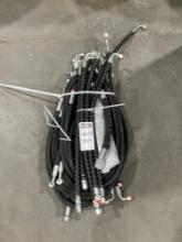 ( 1 ) BUNDLE OF UNUSED 2025 HYDRAULIC HOSES FOR EXCAVATOR, FITS 1-3TON EXCAVATOR
