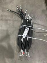 ( 1 ) BUNDLE OF UNUSED 2025 HYDRAULIC HOSES FOR EXCAVATOR, FITS 1-3TON EXCAVATOR