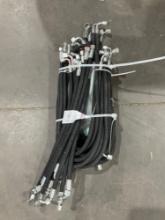 ( 1 ) BUNDLE OF UNUSED 2025 HYDRAULIC HOSES FOR EXCAVATOR, FITS 1-3TON EXCAVATOR