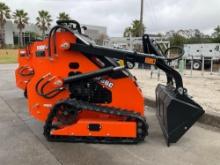 UNUSED 2024 SDLOOL SKID STEER LOADER MODEL SL36c, GAS POWERED, ELECTRIC START, RUBBER TRACKS, B