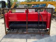 ( 1 ) UNUSED 2024GIYI STANDARD FLOW FORESTRY MULCHER ATTACHMENT MODEL GY-72PRO FOR UNIVERSAL SKID