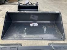 UNUSED 2024 WOLVERINE TRACK DUTY BUCKET ATTACHMENT MODEL TDB-11-66W FOR UNIVERSAL SKID STEER, APP...