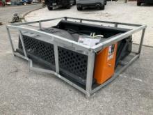 UNUSED 2025 ROCK RAKE ATTACHMENT MODEL RCR-12-84W FOR UNIVERSAL SKID STEER (PLEASE NOTE STOCK PHO...