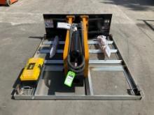 UNUSED 2025 WOLVERINE CONCRETE HYDRAULIC BREAKER ATTACHMENT MODEL CB-11-750F FOR UNIVERSAL SKID