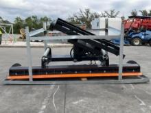 UNUSED 2024 WOLVERINE DOZER BLADE ATTACHMENT MODEL DB-15-84W FOR UNIVERSAL SKID STEER ( PLEASE NOTE