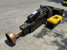 ( 1 ) UNUSED 2025 GIYI PILE HAMMER MODEL GY-D45, APPROX TOTAL LENGTH 50in