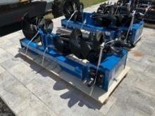 ( 1 ) UNUSED 2025 GIYI AUGER ATTACHMENT FOR SKID STEER, BITS APPROX 8in / 12in & 16in