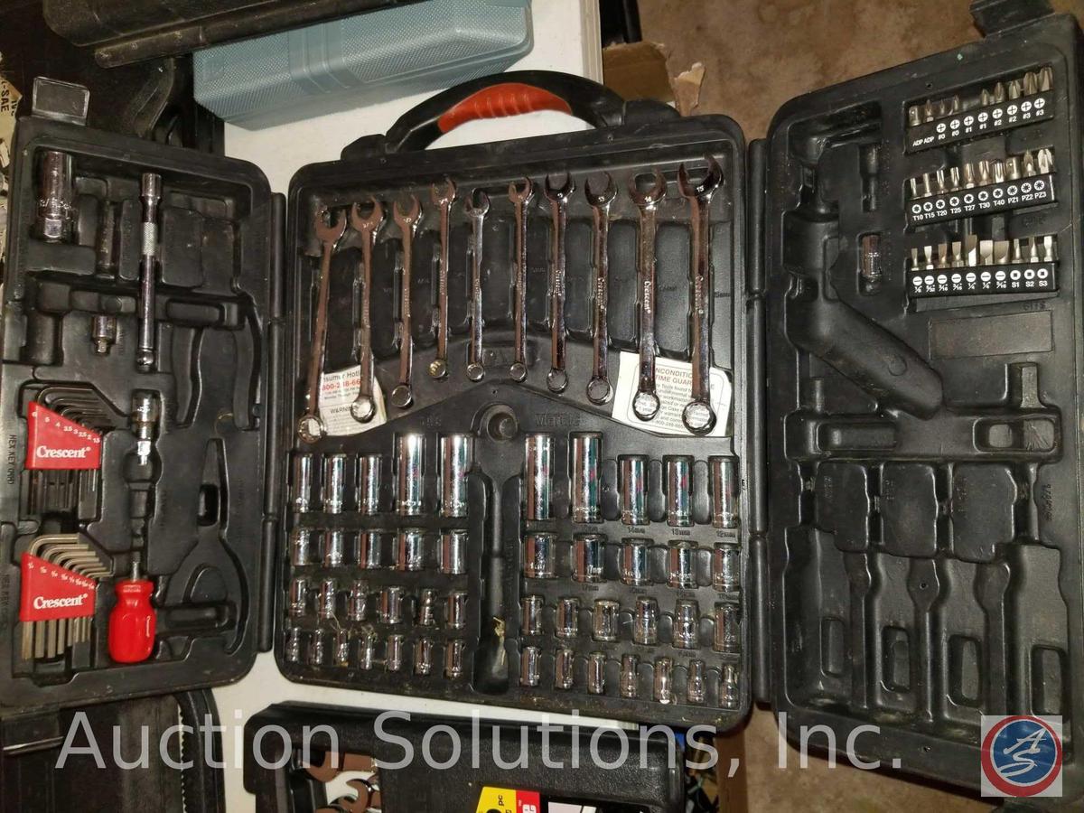 Crescent, Ratchet, Screwdriver, and Allen Wrench set {{PARTIAL SOME PIECES MISSING}}