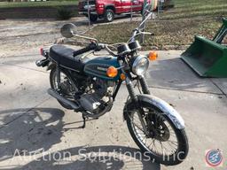 1974 Honda CB 125 Motorcycle. 5413 Miles. Motor turns; has good compression. **Key is NOT available.