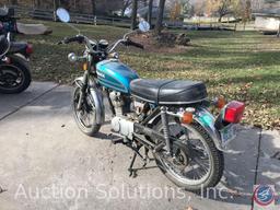 1974 Honda CB 125 Motorcycle. 5413 Miles. Motor turns; has good compression. **Key is NOT available.