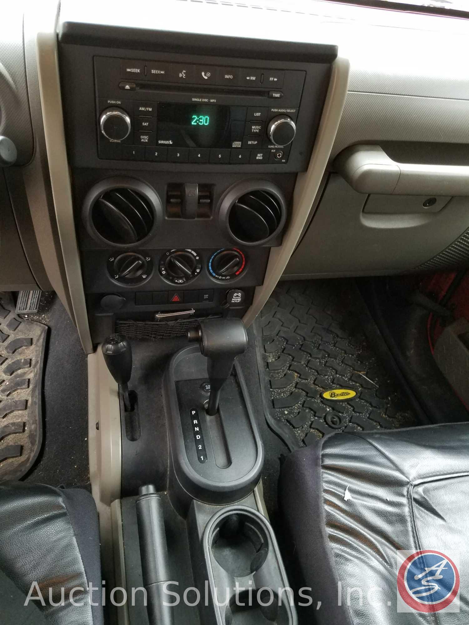 2009 Jeep Wrangler Multipurpose Vehicle (MPV), VIN # 1J4FA24149L755650