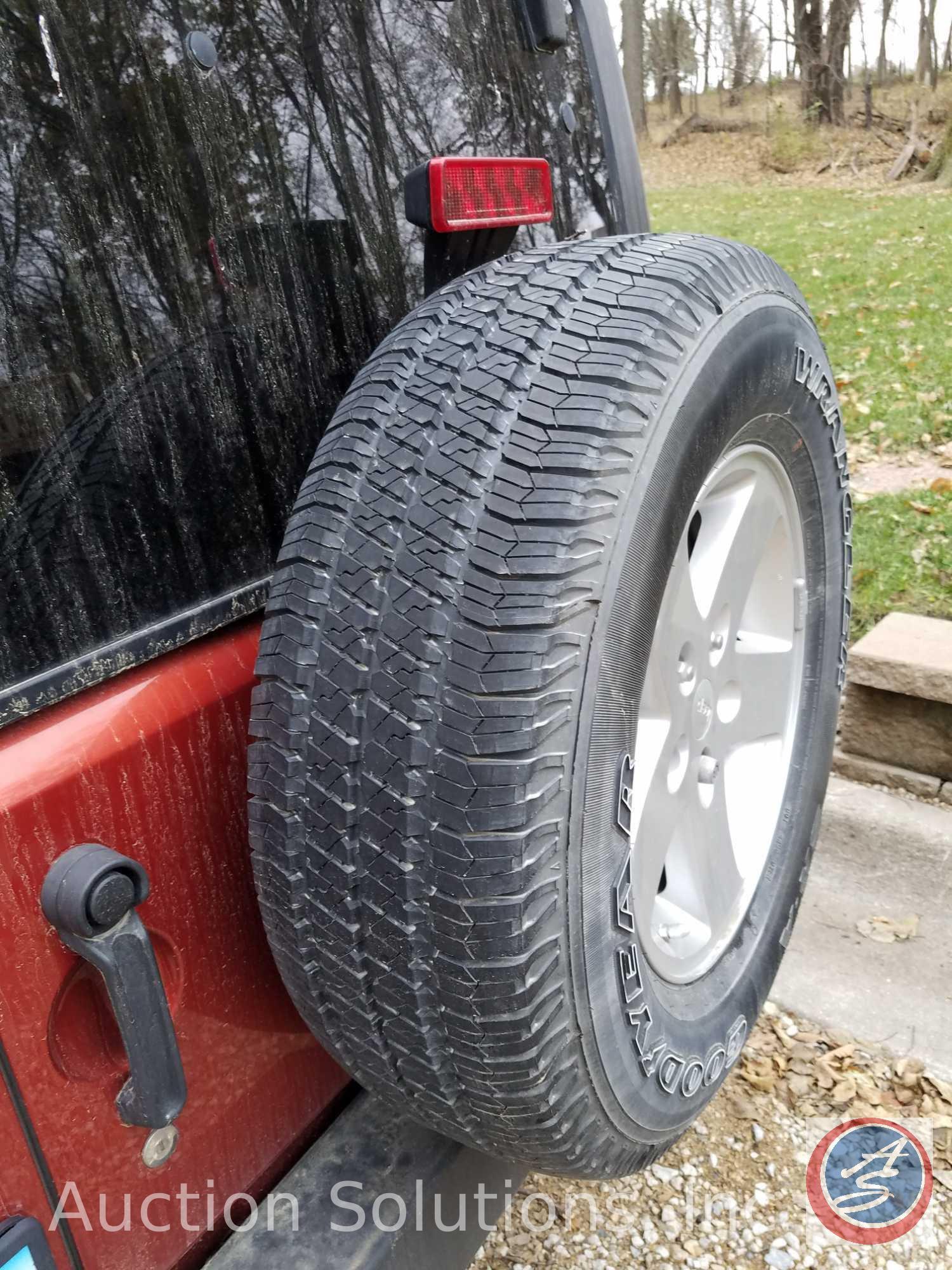 2009 Jeep Wrangler Multipurpose Vehicle (MPV), VIN # 1J4FA24149L755650