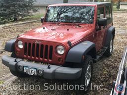 2009 Jeep Wrangler Multipurpose Vehicle (MPV), VIN # 1J4FA24149L755650