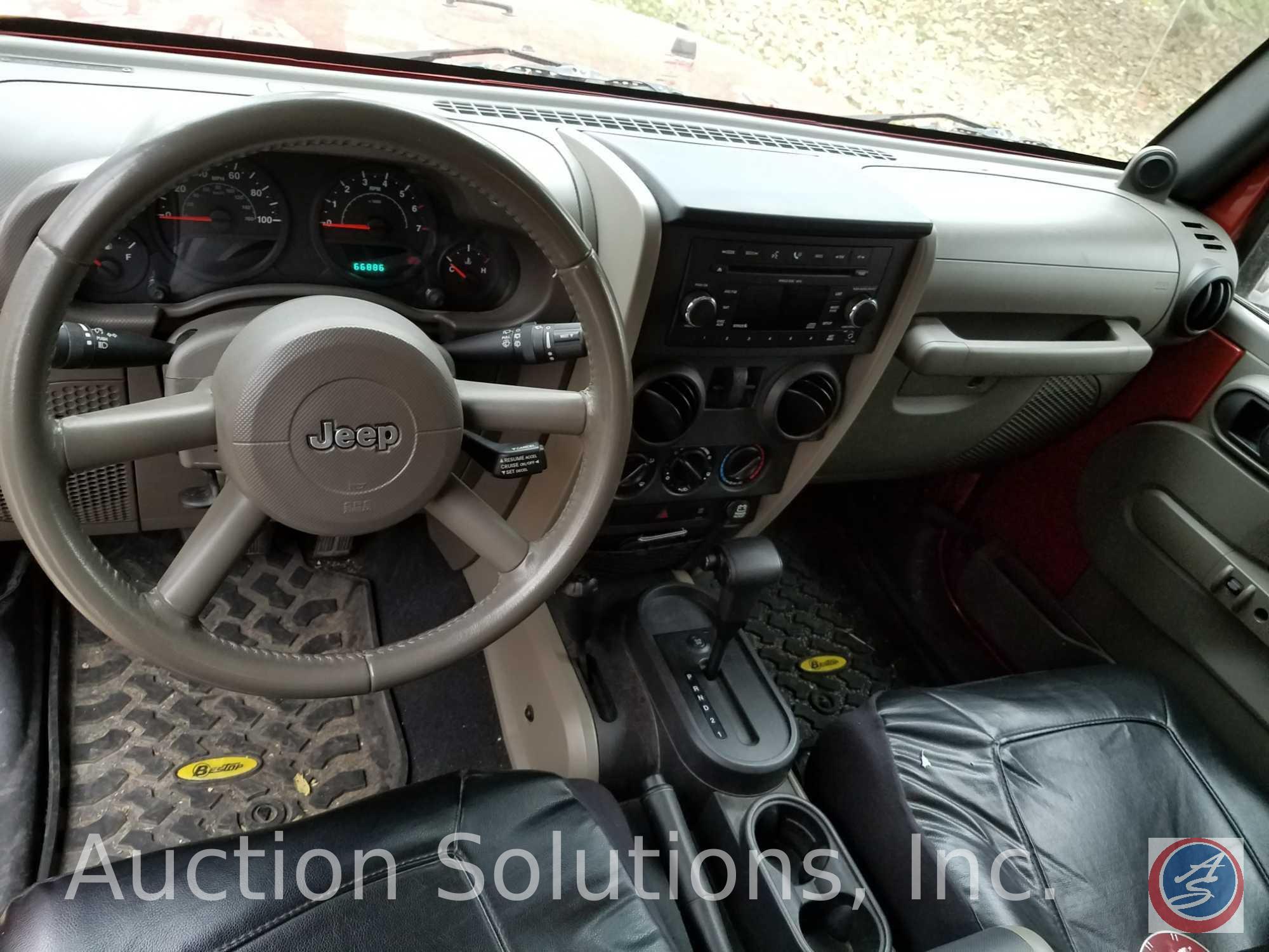 2009 Jeep Wrangler Multipurpose Vehicle (MPV), VIN # 1J4FA24149L755650