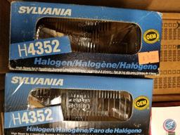 Motor mount (2-4068), (2) Sylvania Halogen lights (#H4352), Forced induction pulley, Duralast