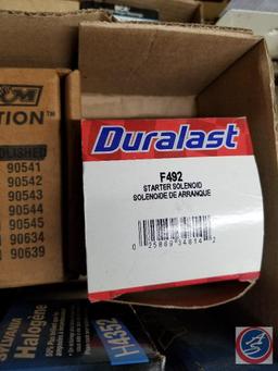 Motor mount (2-4068), (2) Sylvania Halogen lights (#H4352), Forced induction pulley, Duralast
