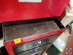 (3) drawer tool chest, metal on rolling dolly