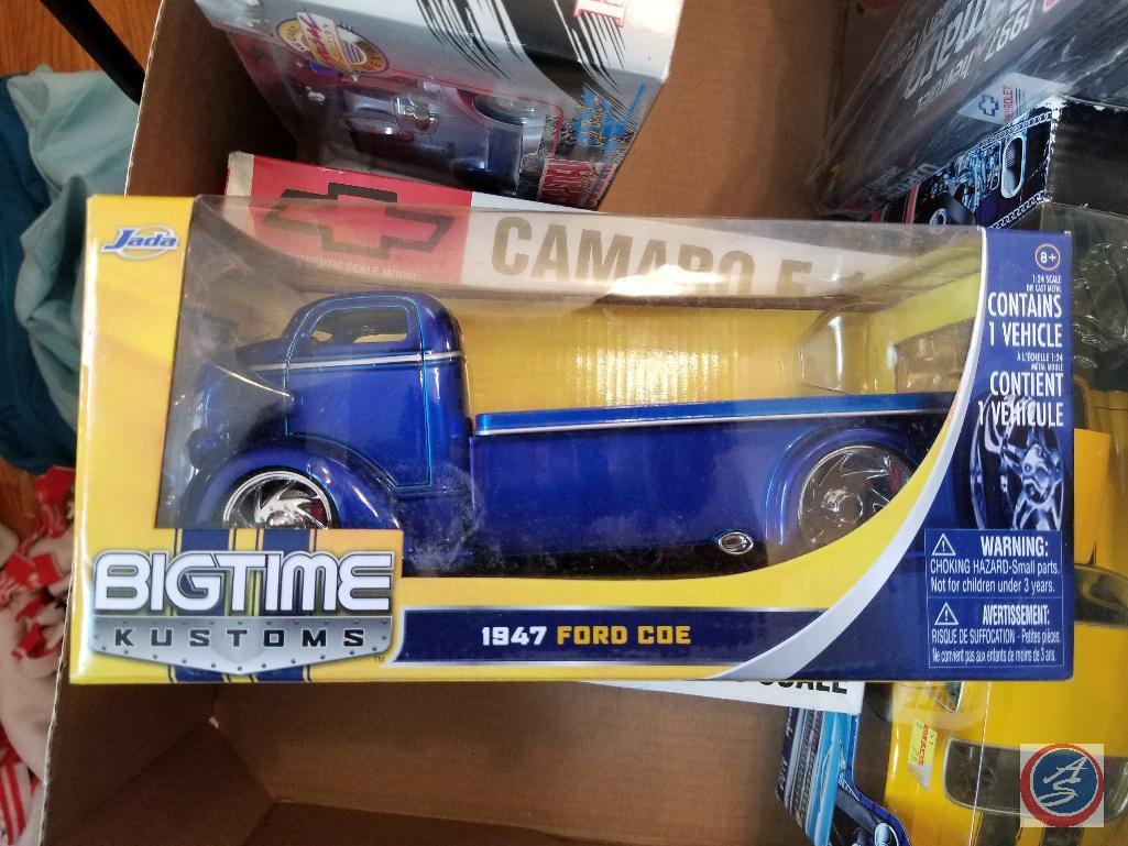 1997 Chevy 30th anniversary model car kit - Bigtime Custom 1947 Ford COE model kit - Bigtime Muscle