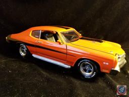 Die cast Chevelle SS, orange in color with black racing stripe