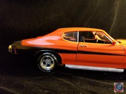 Die cast Chevelle SS, orange in color with black racing stripe