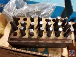 Hand Pop Riveter (model #PRG402), assorted "POP" rivets, number and letter stamps