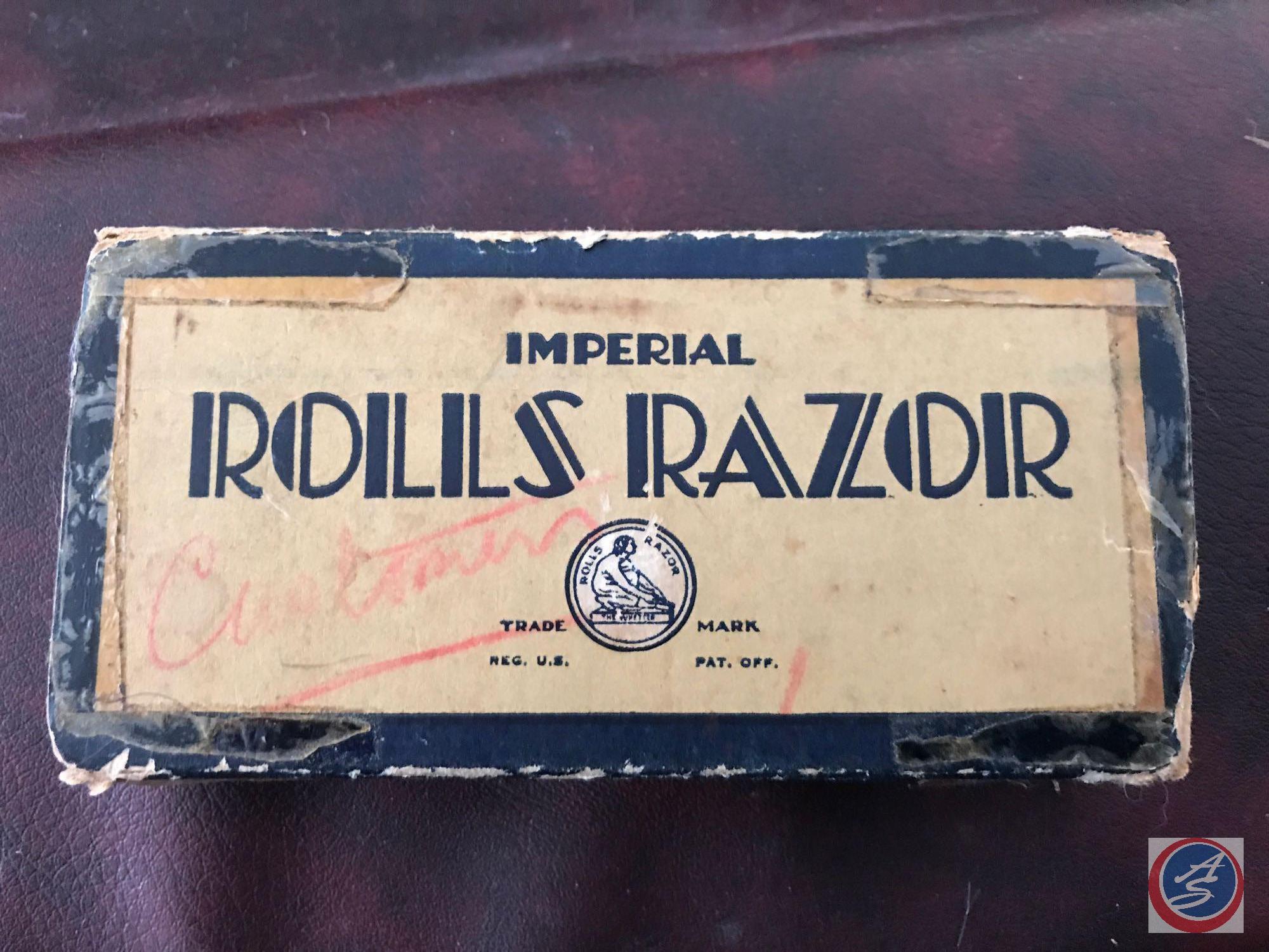 Imperial brand chrome Rolls Razor [made in London] with its original packaging