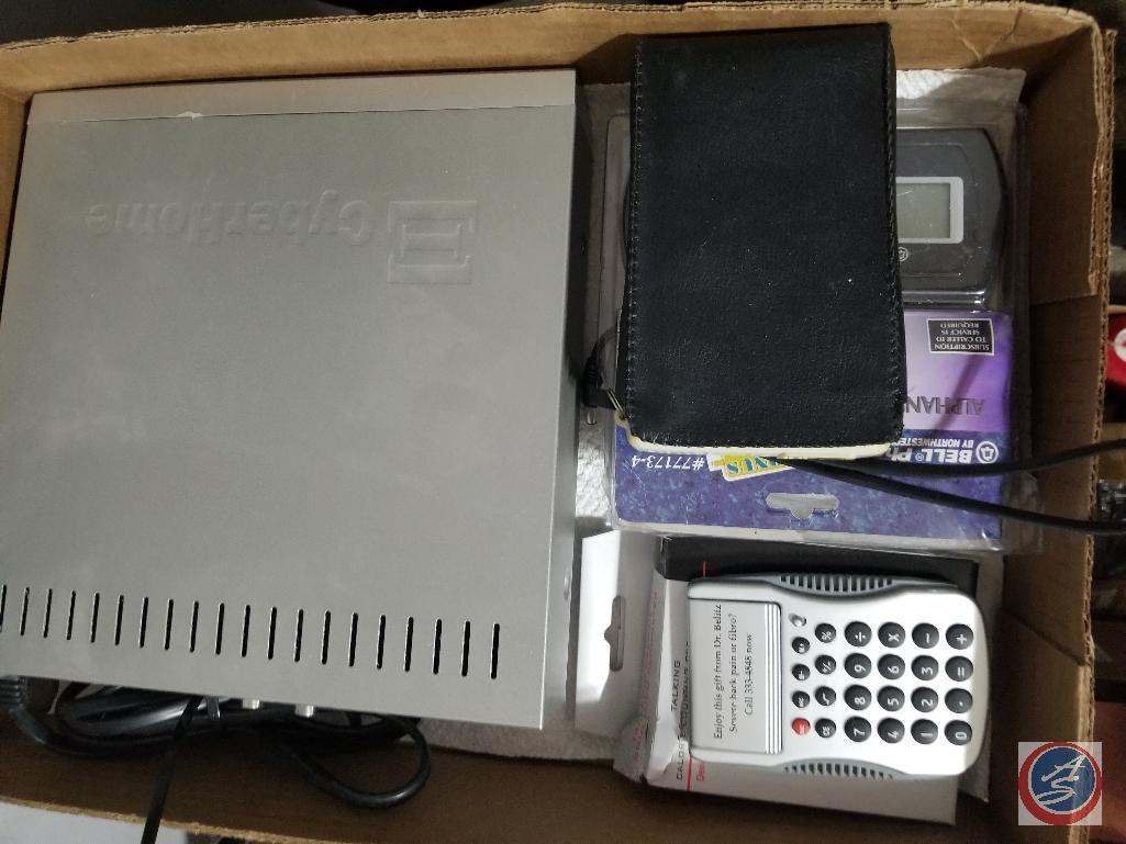 KLH Audio Systems Woofer in Original Box; CyberHome and JVC DVD Players; Insignia Analog to Digital