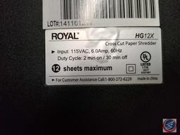 Royal HG12X Cross-Cut Shredder