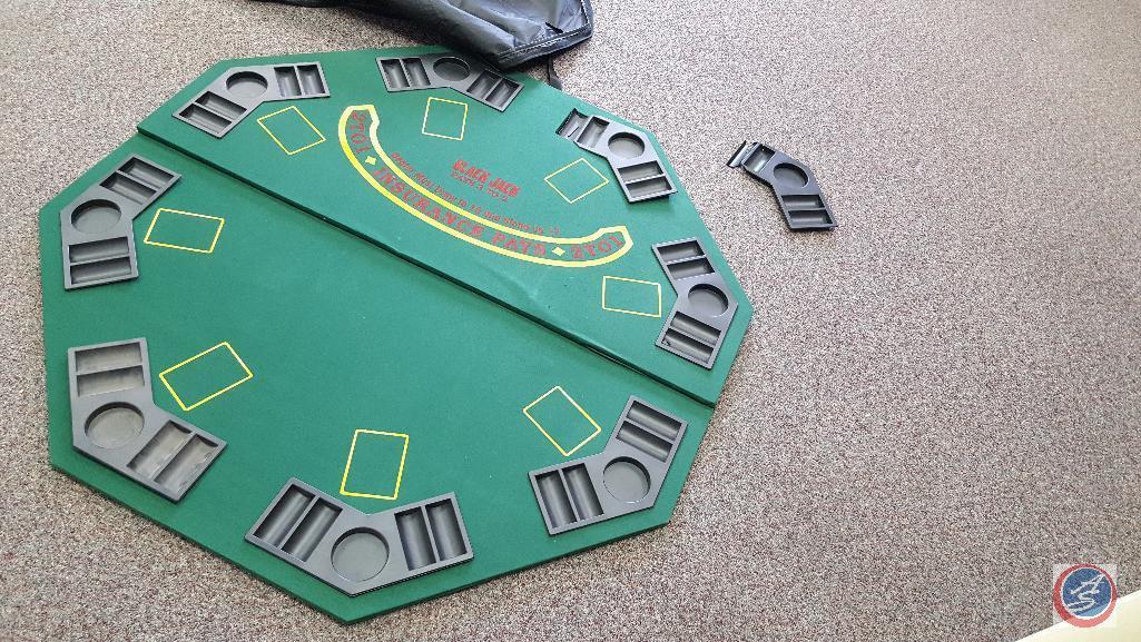 [4] Portable Black Jack Folding Game Tables in Soft Carry Cases {SOLD 4x THE MONEY}