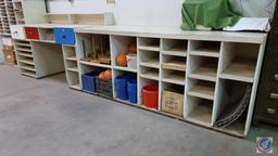 [2] Wood Storage Cubbies/Work Counters {SOLD 2x THE MONEY}