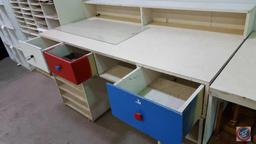 [2] Wood Storage Cubbies/Work Counters {SOLD 2x THE MONEY}