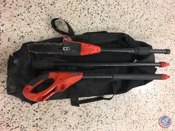 Black and Decker cordless tree saw with carrying case {{NO CORD, NO CHARGER, NO BATTERY}}