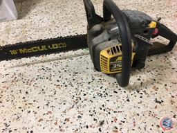 McCullough 16" gas powered chain saw