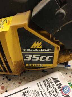 McCullough 16" gas powered chain saw