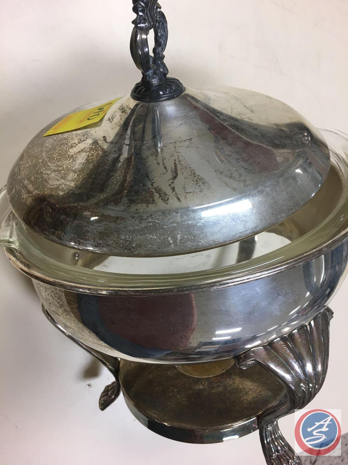 Silver plate chaffer