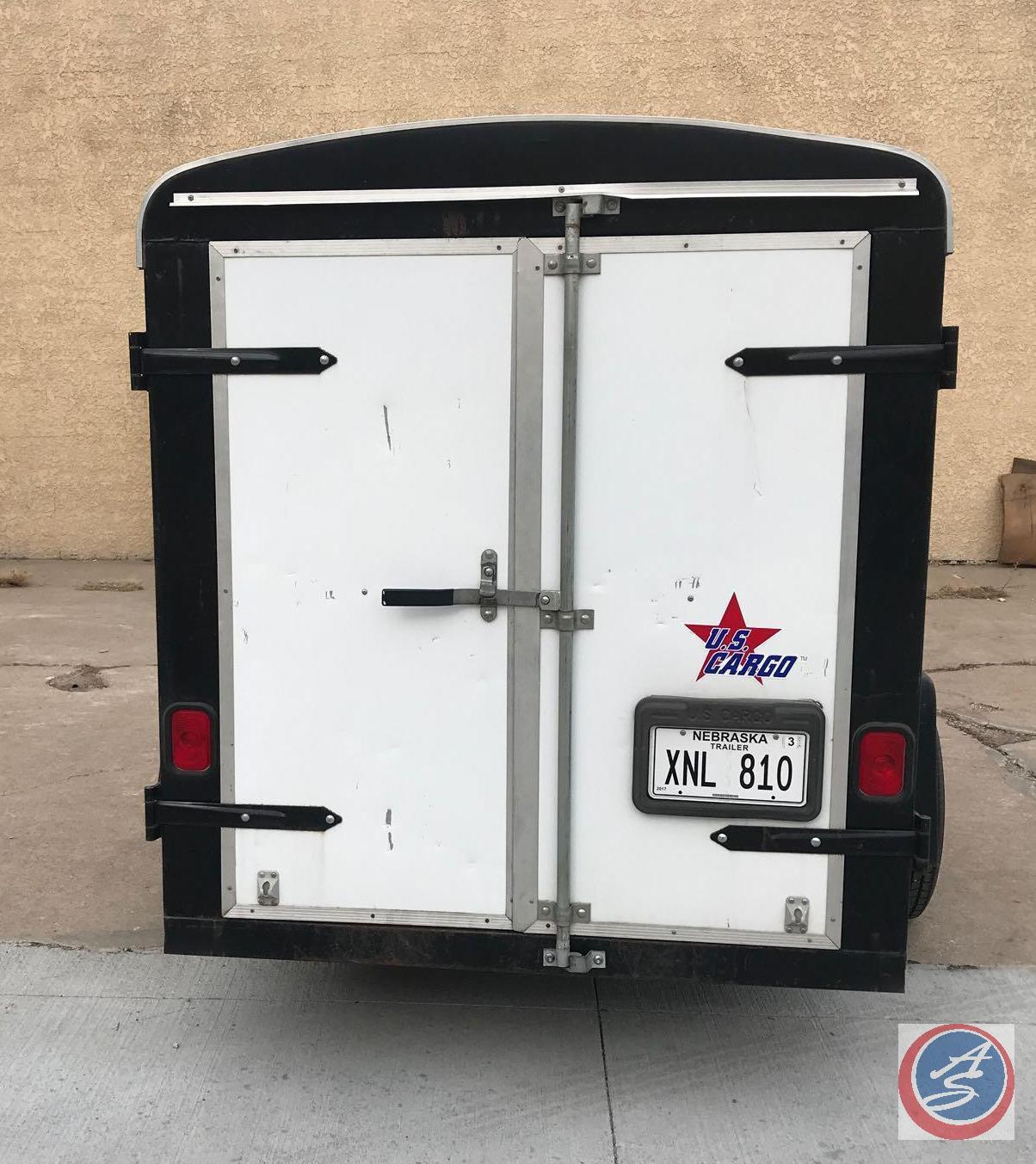 Make: US Cargo, Inc. Model: 5 x 10' Enclosed Utility Trailer Vehicle Type: Single Axle Trailer