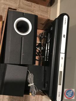 Audiovox Surround Sound dvd player, speaker, remote